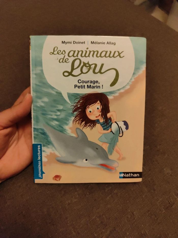 Livre les animaux de Lou - courage petit marin - photo numéro 1