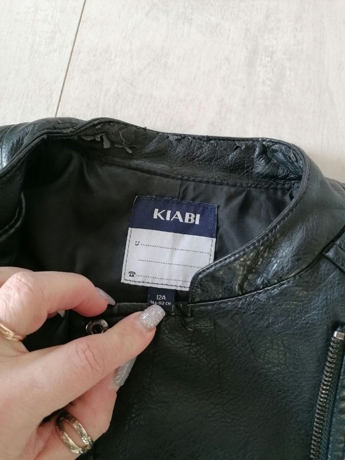Blouson simili cuir 12 ans - photo numéro 2