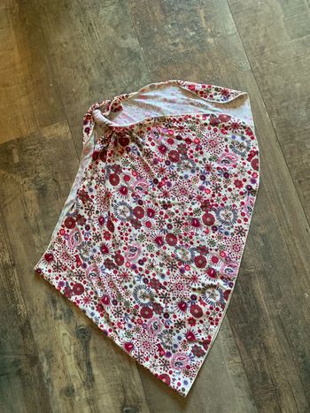 Petite jupette paréo fleurie