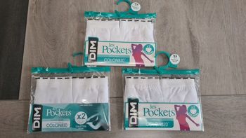 Lot de 3 Pack de Culottes DIM Coton Bio 10 Ans.