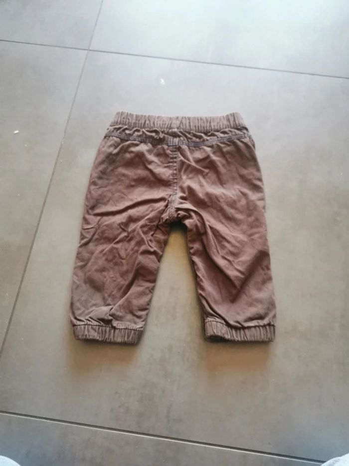 Pantalon marron kitchoun 9 mois - photo numéro 4