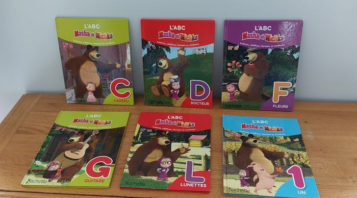 Masha et Michka : Lot de 6 livres l'A B C