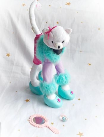 Poupée doll Peluche plush Teddy chat habiller cat kitties grande jambe patte barbie mattel star 2002