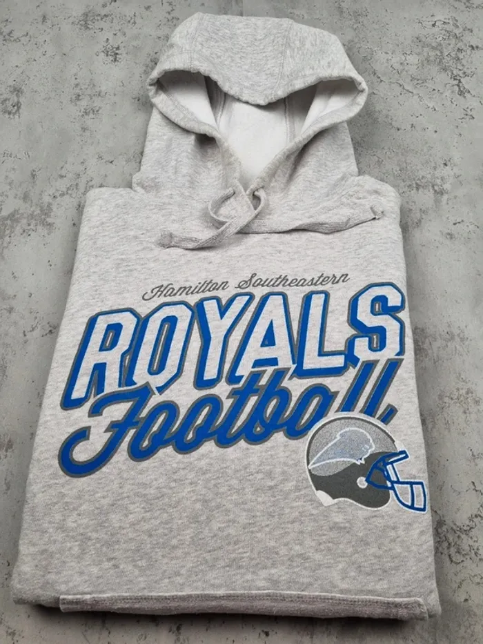 Pull à capuche universitaire Royals Football – Taille M Hommes - photo numéro 2