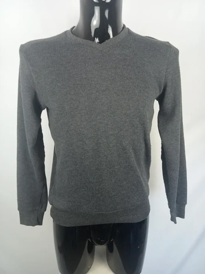 Pull homme gris Decathlon Quechua – sweater - suéter - pullover - trui - maglione