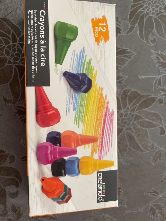 Boîte de Crayon à la cire mon premier crayon