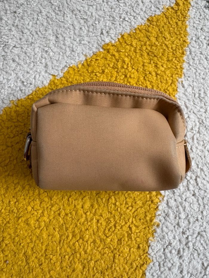 Porte-monnaie longchamp | Beige | 8 cm X 6,5 cm - photo numéro 2