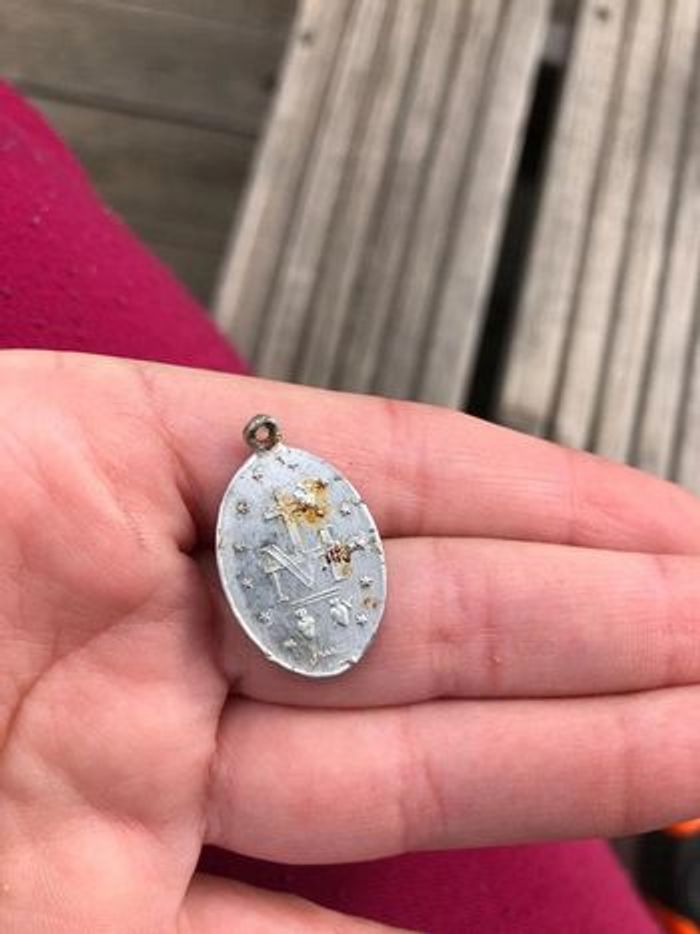 Pendentif marie vintage - photo numéro 4
