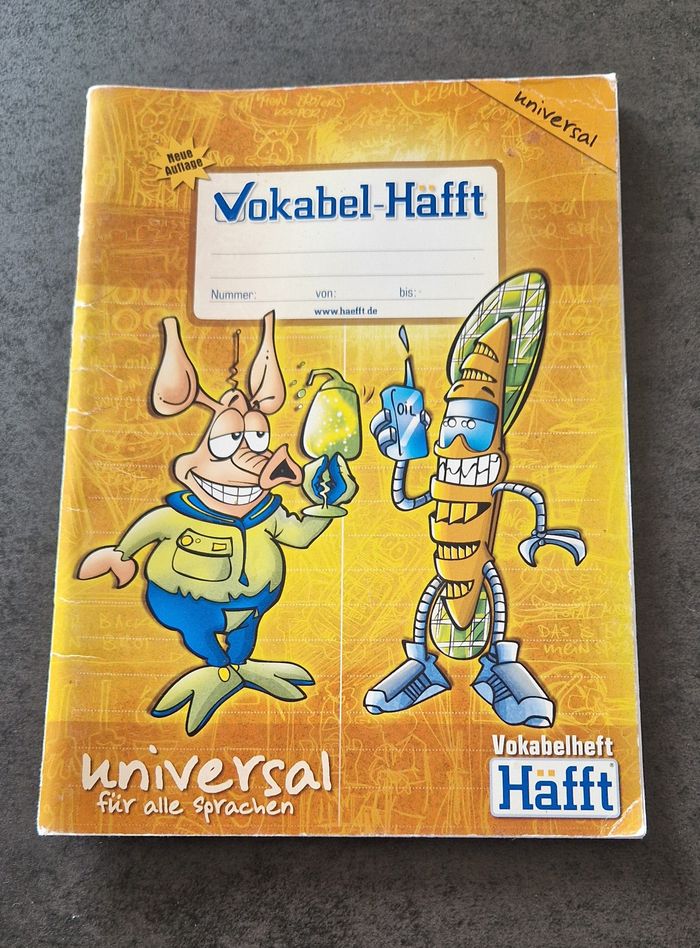 Cahier de vocabulaire - NEUF