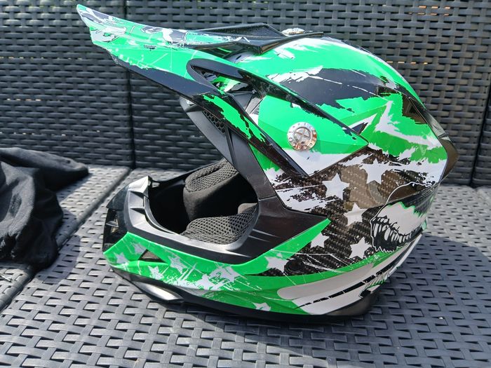 Casque moto cross - photo numéro 3