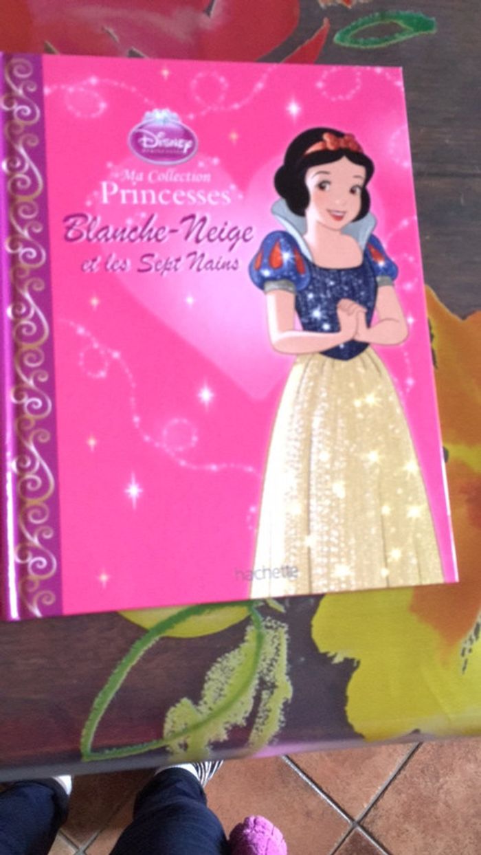 Lot de 2 livres blanche neige : deux cœurs qui s aiment et blanche neige et les 7 nains - photo numéro 2