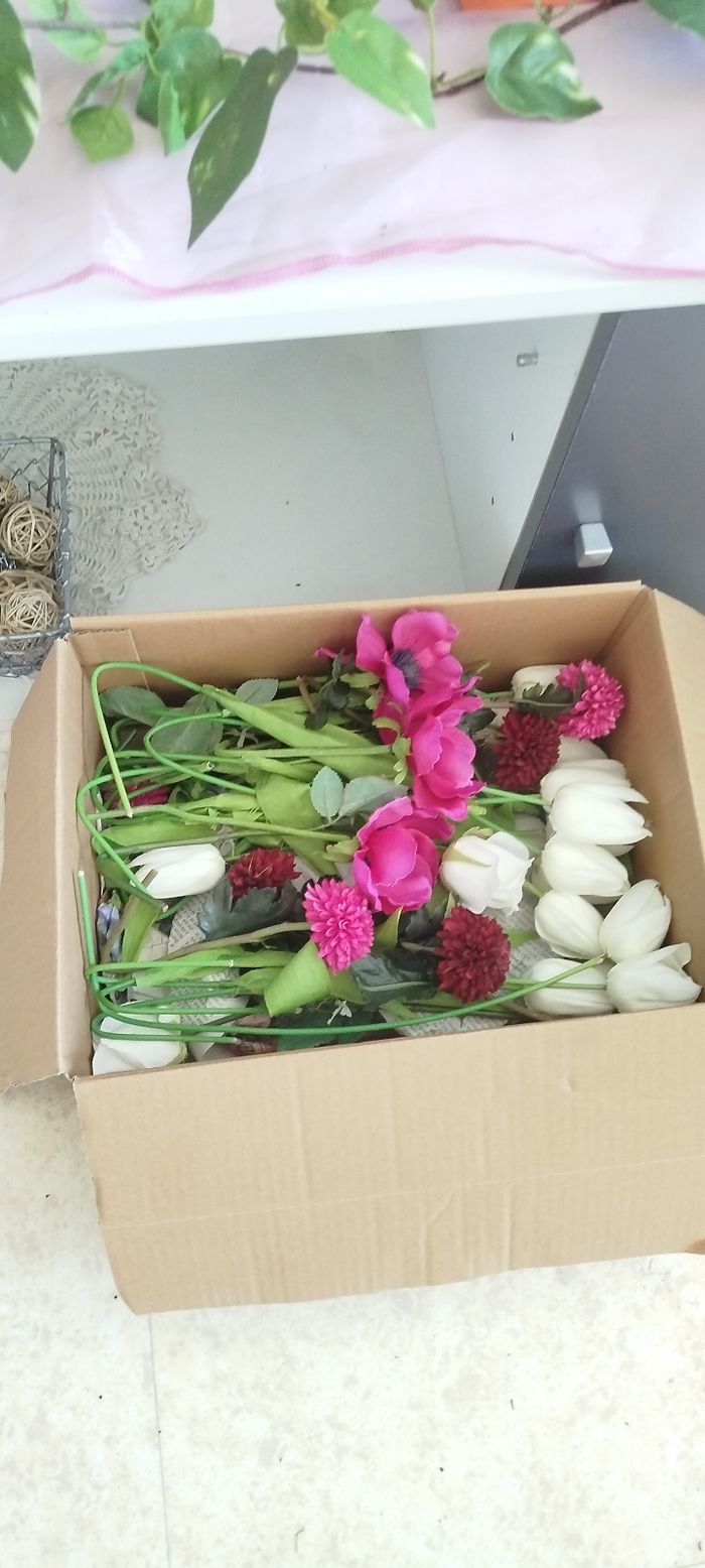 Bouquet fausse fleur 🎈 - photo numéro 2
