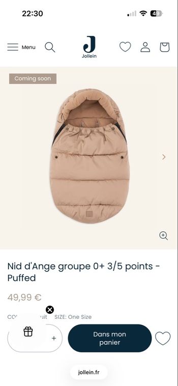 Jollein nid d’ange