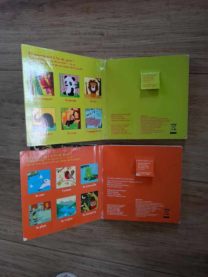Lot de 2 livres imagiers sonores en bon état - photo numéro 9