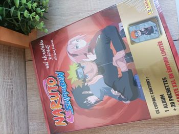Coffret Images Panini Naruto Shippuden 1 Carte Xxl + Un Classeur + 1 Goodies