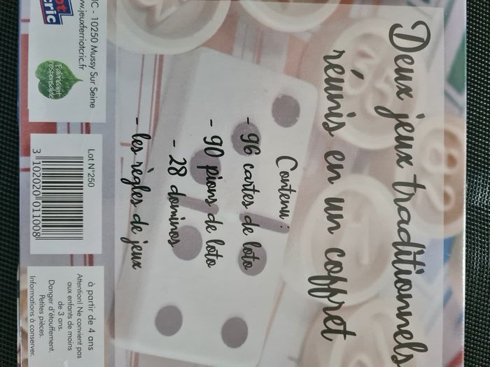 Deux jeux traditionnels  loto et dominos - photo numéro 5