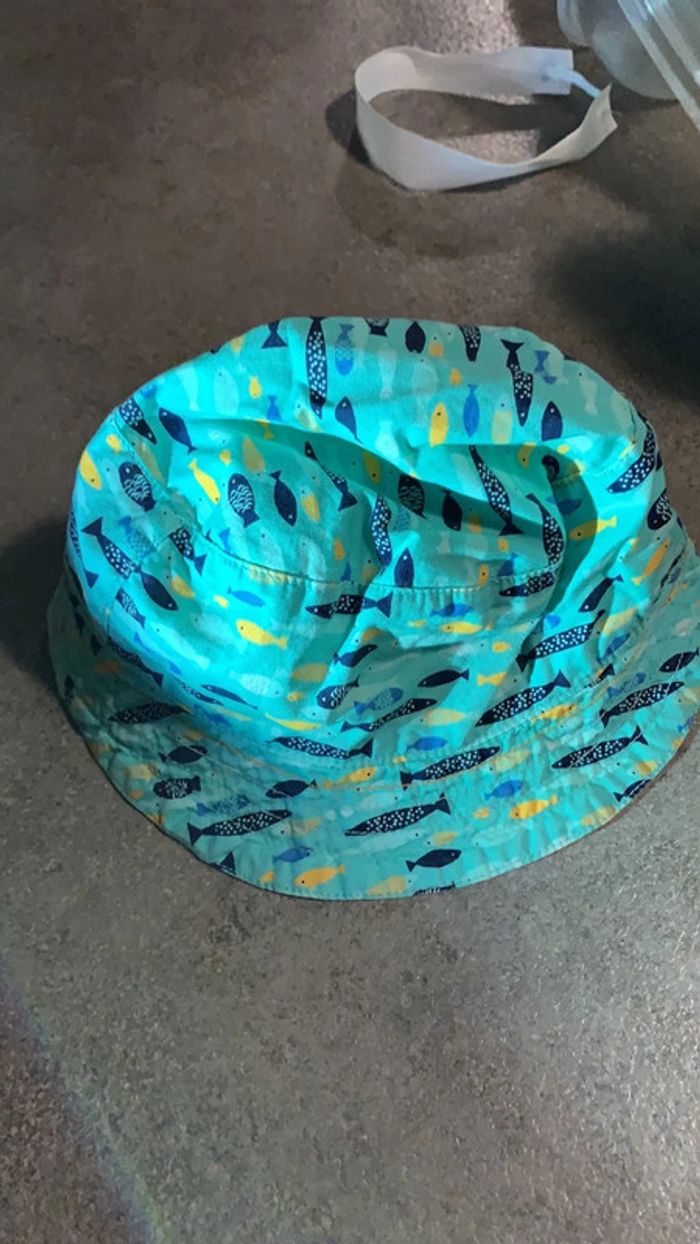 Bob chapeau réversible T42 🐟🐠 - photo numéro 4