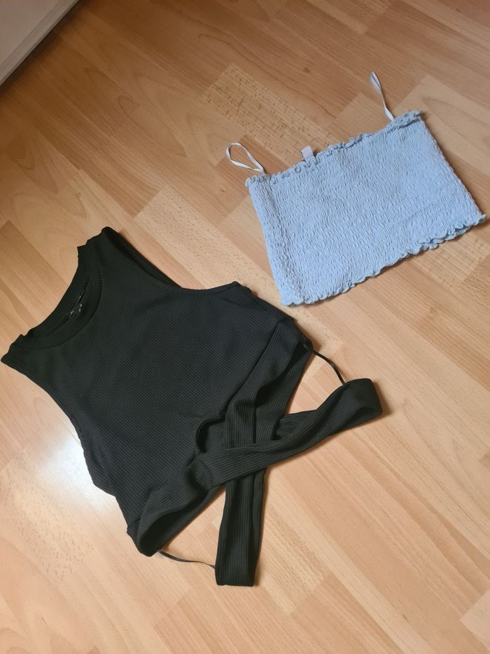 Lot 2 tops courts Jennyfer / Taille XS