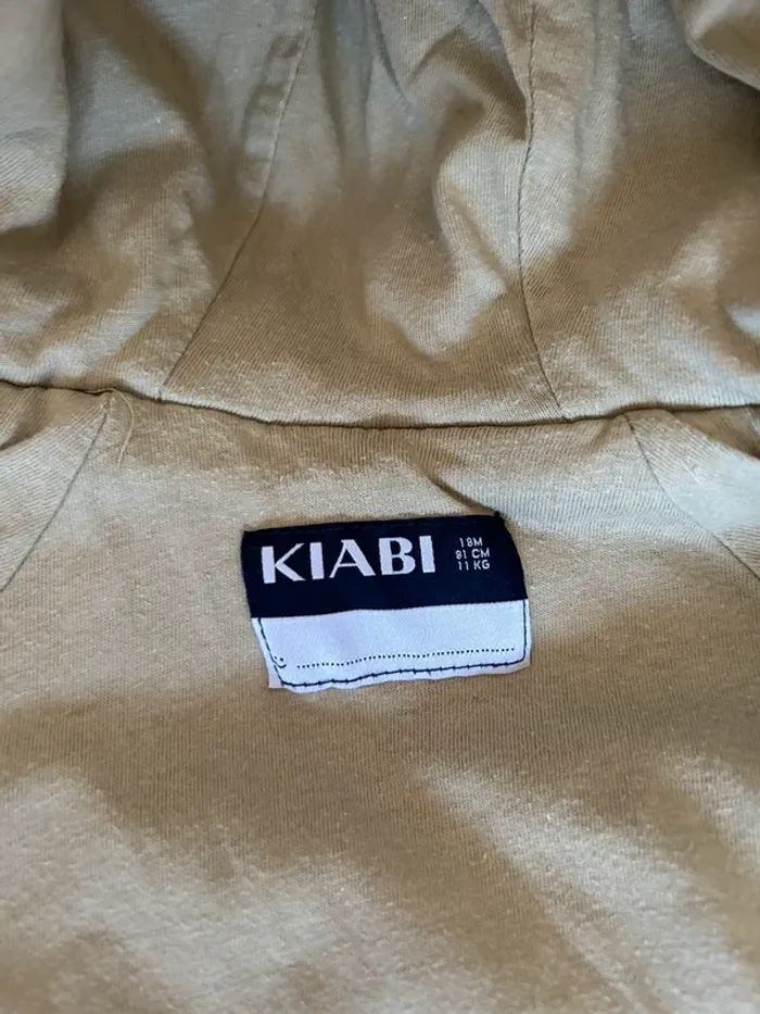 Veste kaki mi saison floral - photo numéro 3