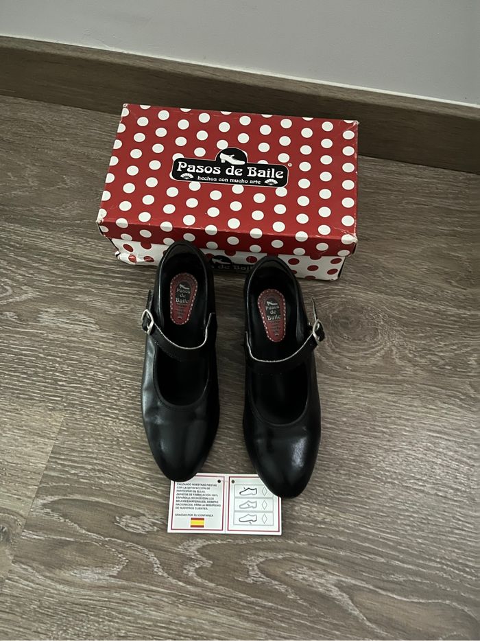 Chaussures flamenco pasos de baile 34 noires