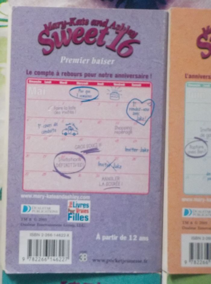 SWEET 16 Mary-Kate et Ashley Olsen Ed. Pocket Jeunesse - photo numéro 2