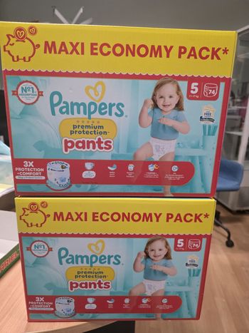 2 cartons Pampers Premium Protection Pants T5