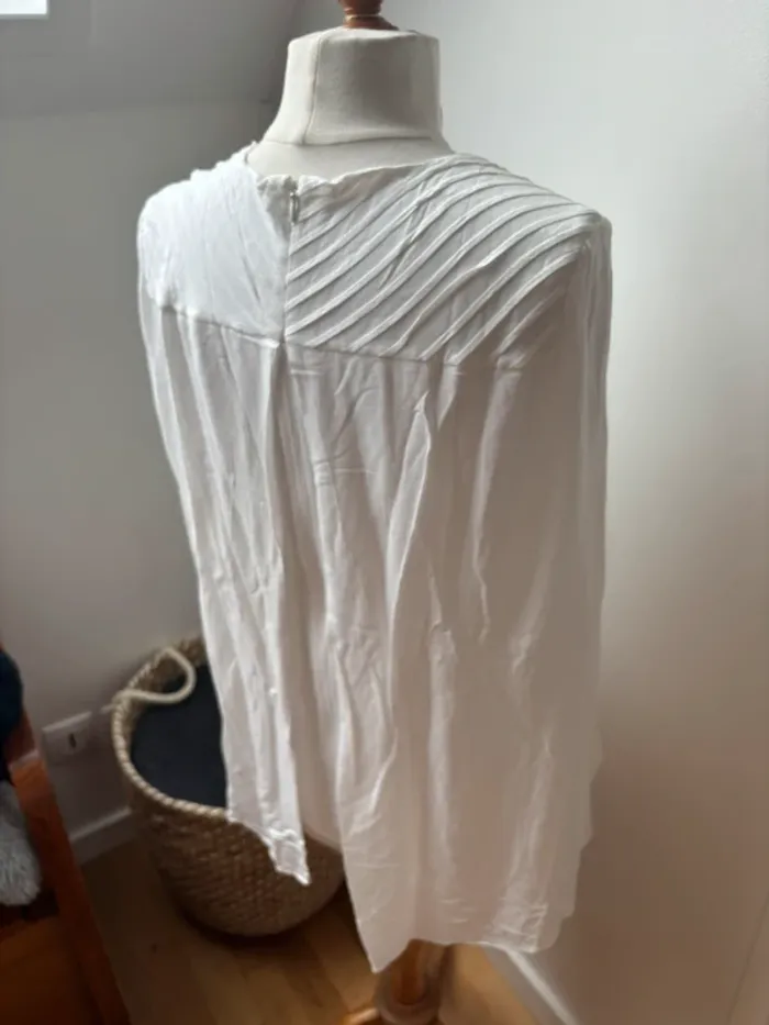 🤍 Blouse blanche MAJE - Taille 3 (équivalent 40) 🤍 - photo numéro 10