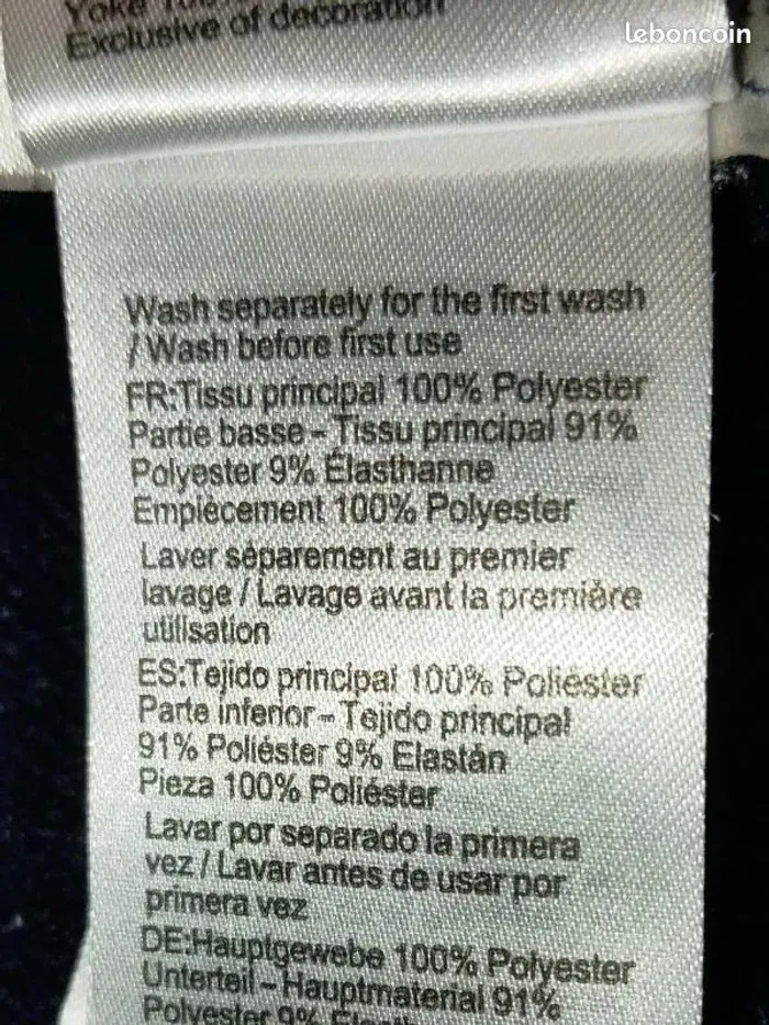 Gilet sport à capuche Décathlon bleu marine fille 8 à 9 ans  7528947121 - photo numéro 6