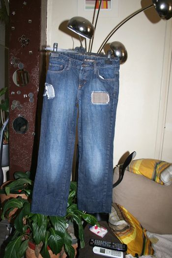 🌸Jean droit cropped taille haute Taille 12-13 ans "Zara" 🌸