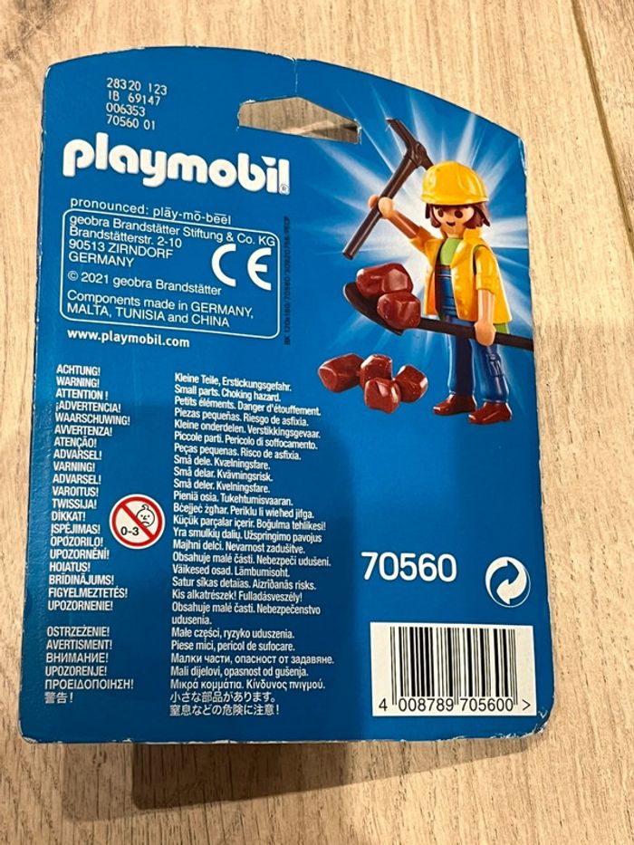 Playmobil ouvrier neuf - photo numéro 2