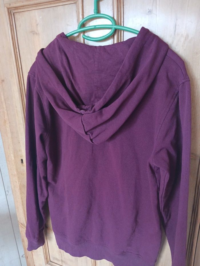Sweat à capuche Bordeaux homme taille s NPO - photo numéro 3