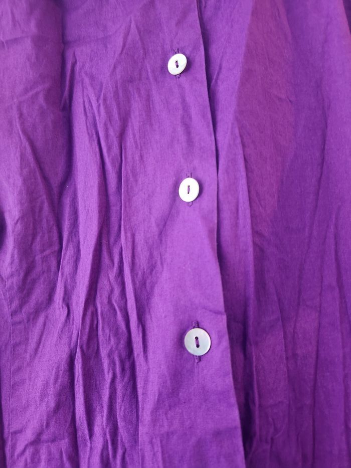 Chemise violette Laura Lancetti - photo numéro 2