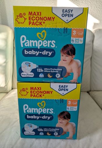 2 packs Pampers Baby Dry taille 3