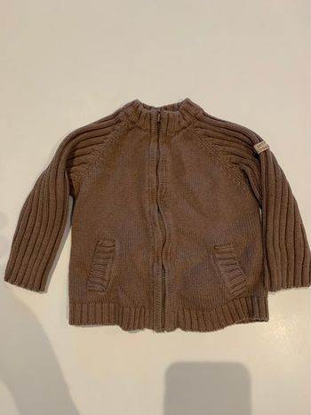 Gilet marron 12 mois