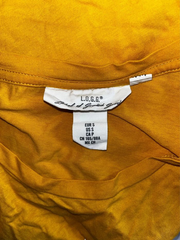 T-shirt jaune, taille S - photo numéro 3