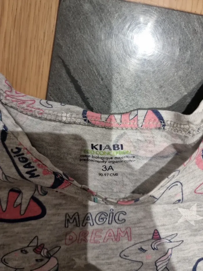 T-shirt kiabi 3 ans licorne - photo numéro 5