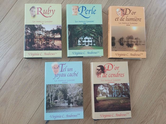 Lot de 7 livres de Virginia C. Andrews - photo numéro 2