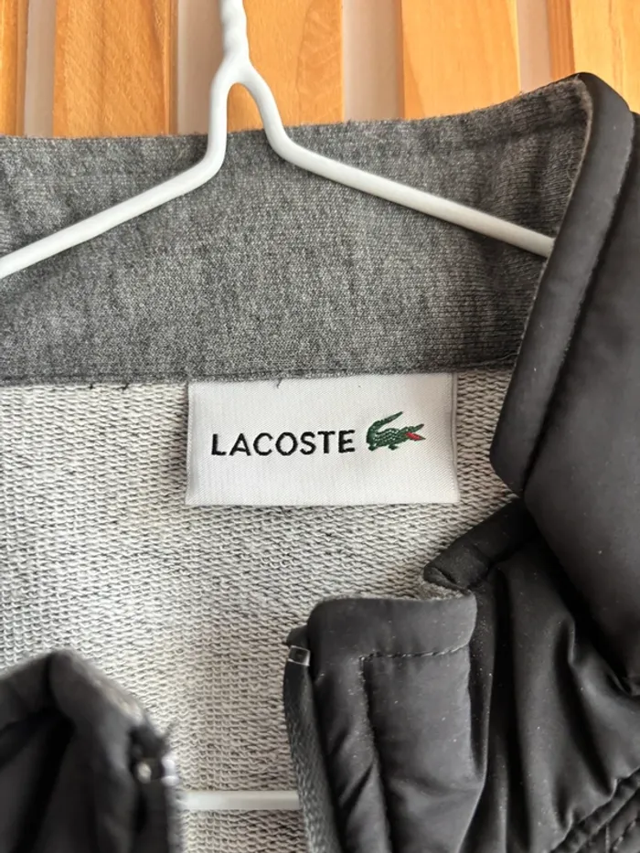 Veste Lacoste noire - photo numéro 2