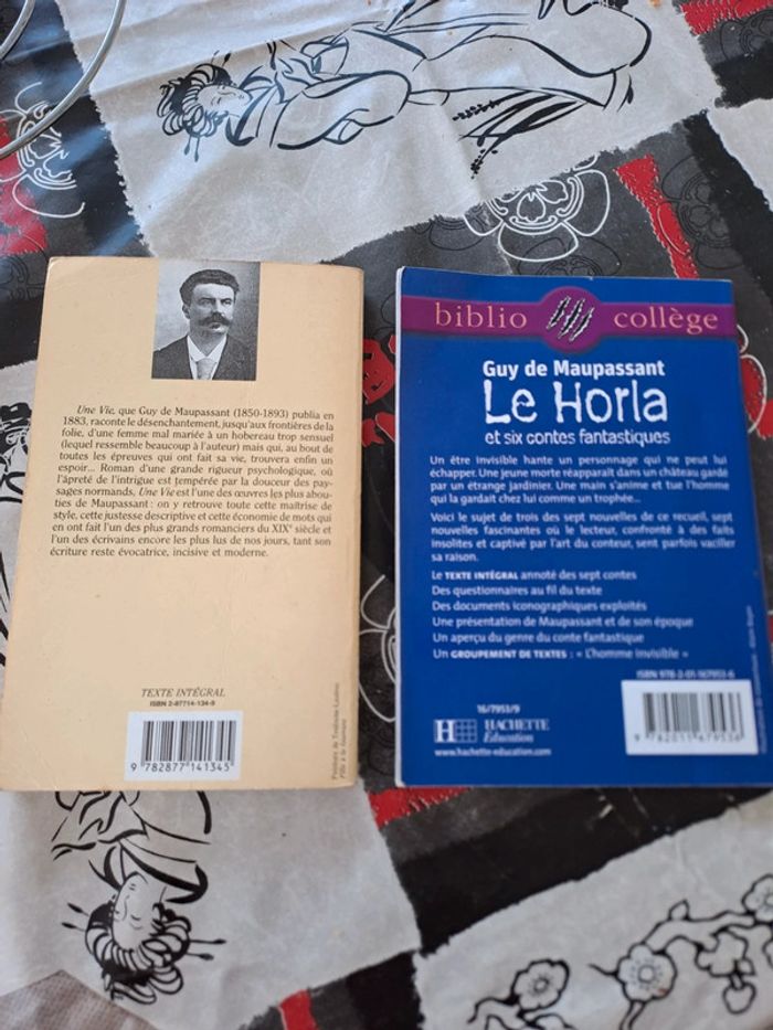 Lot de 2 livres, Guy de Maupassant - photo numéro 2