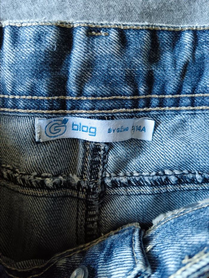 Short en jean Gémo taille 14 ans - photo numéro 4