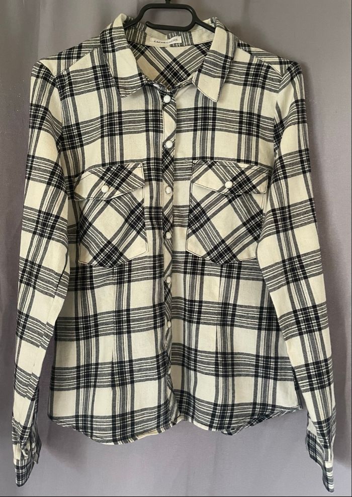 Chemise à carreaux »Cache-Cache »manches longues