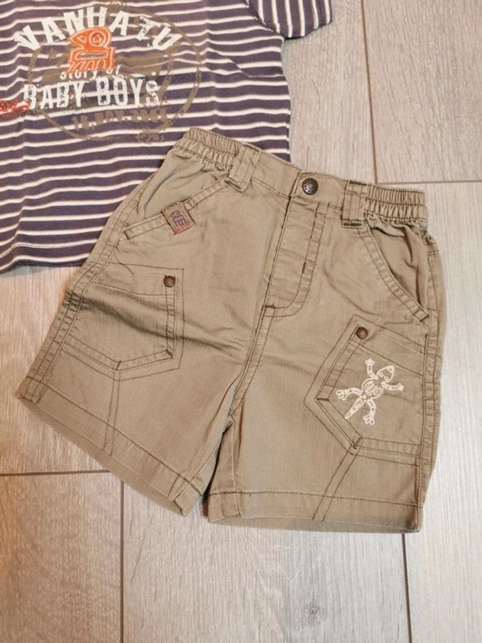 Short et tee short Petit Pirate - photo numéro 2