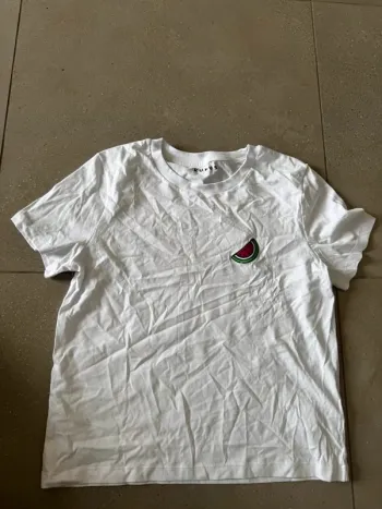 T-shirt blanc Rufus, taille S, très bon état