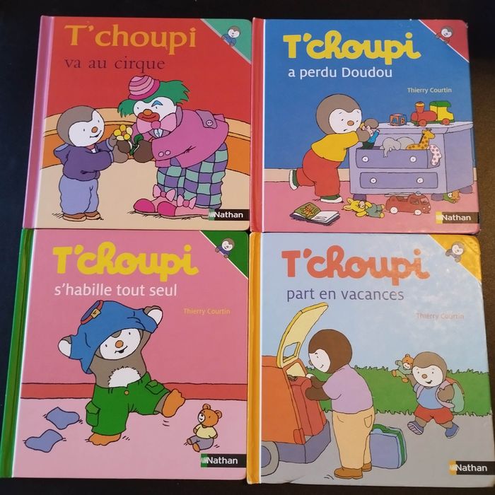Lot livres enfant Nathan T'choupi