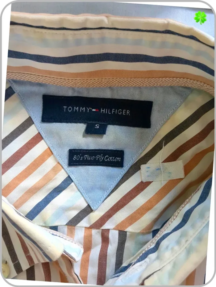 Chemise rayé homme Tommy Hilfiger S - photo numéro 3