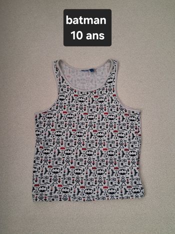 Débardeur batman 10 ans