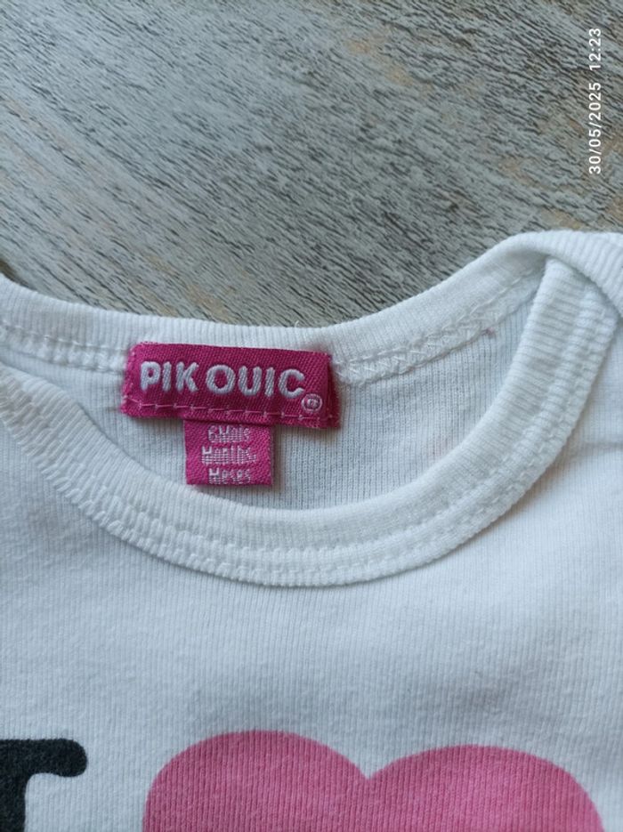 Lot bodies fille 6 mois - photo numéro 4