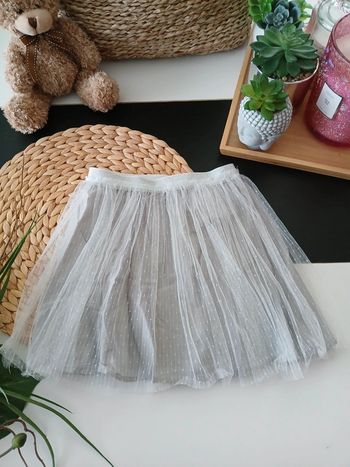 Jupe grise en tulle Taille 5 ans
