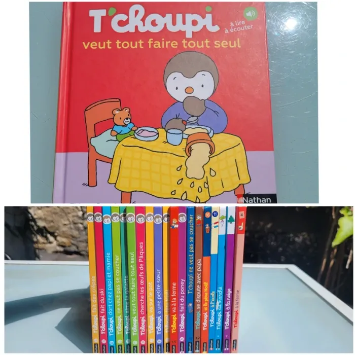 Livre T'choupi : à lire et à écouter, tome 37 : T'choupi veut tout faire tout seul
