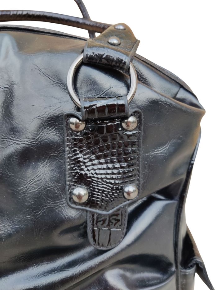 Sac à main femme cuir vintage 2009 porté épaule - neuf - photo numéro 7